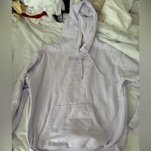 Glossier Light Purple Hoodie